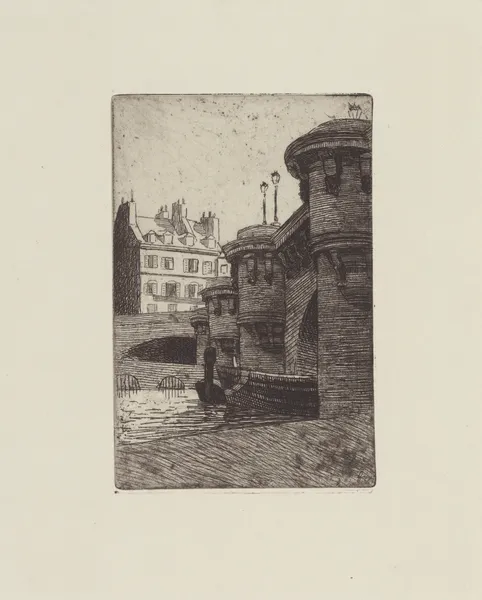 Le Pont-Neuf av Félix Vallotton