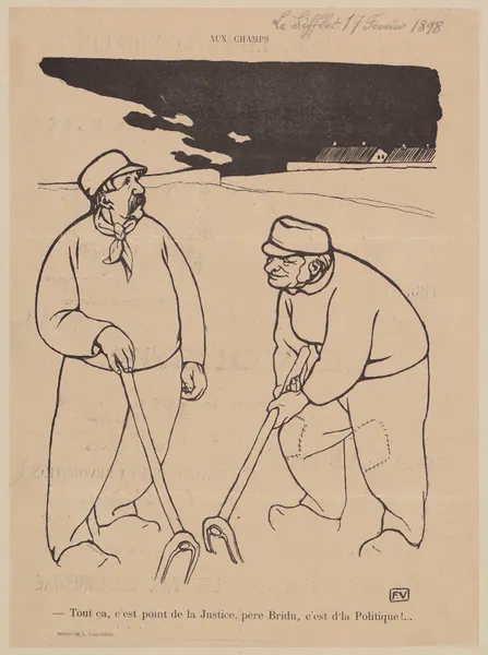 Le sifflet. 17 février 1898 av Félix Vallotton