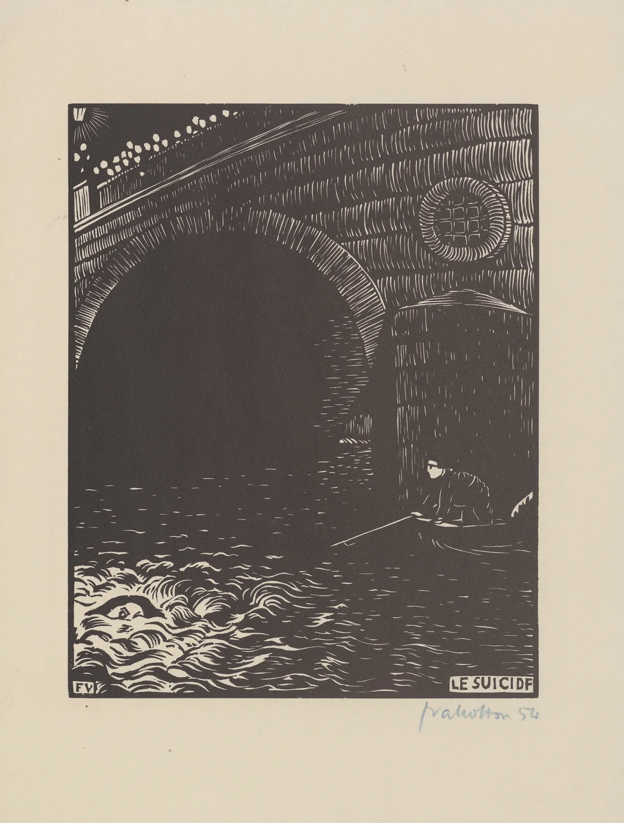 Le suicide av Félix Vallotton