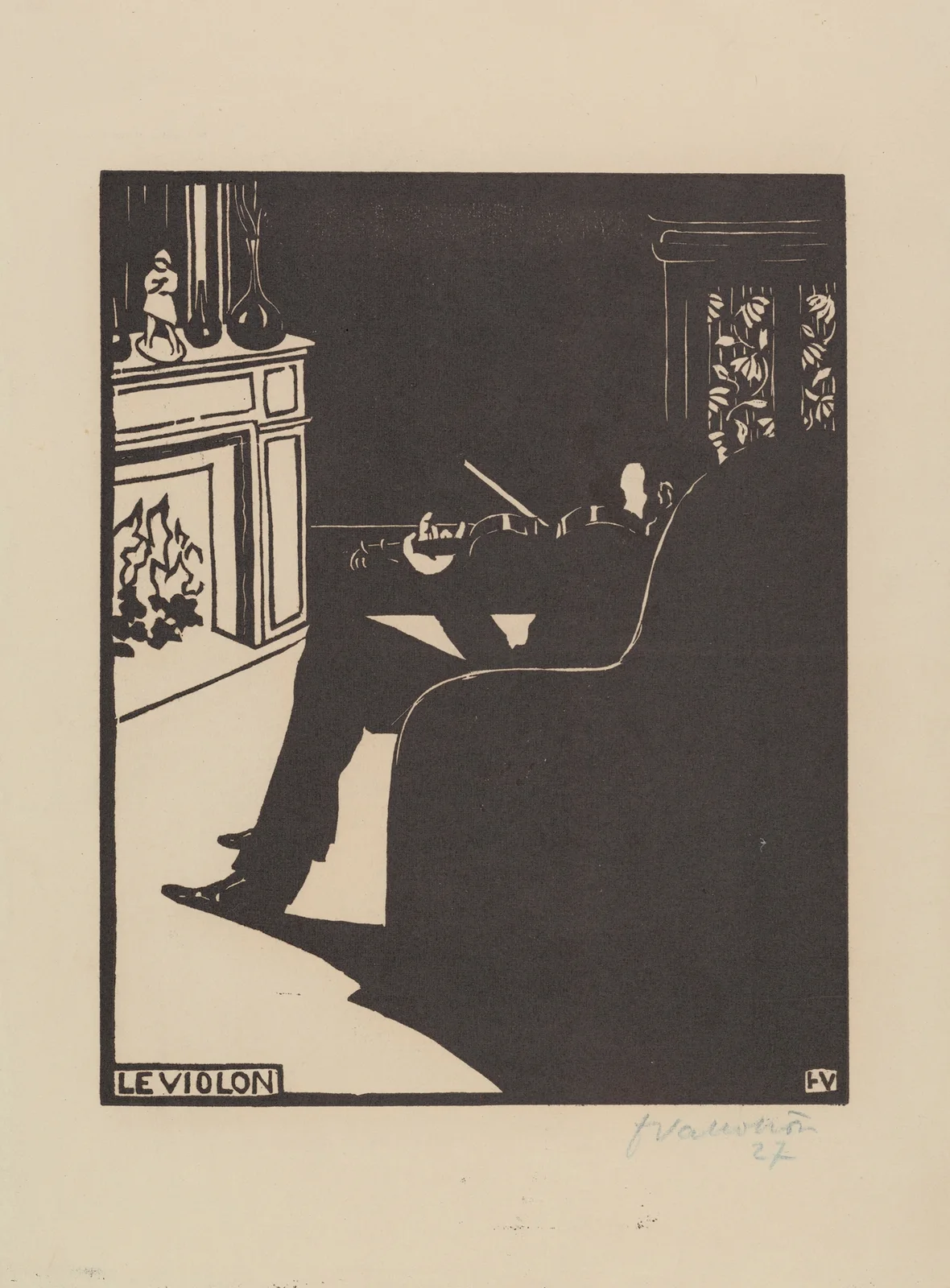 Le violon av Félix Vallotton