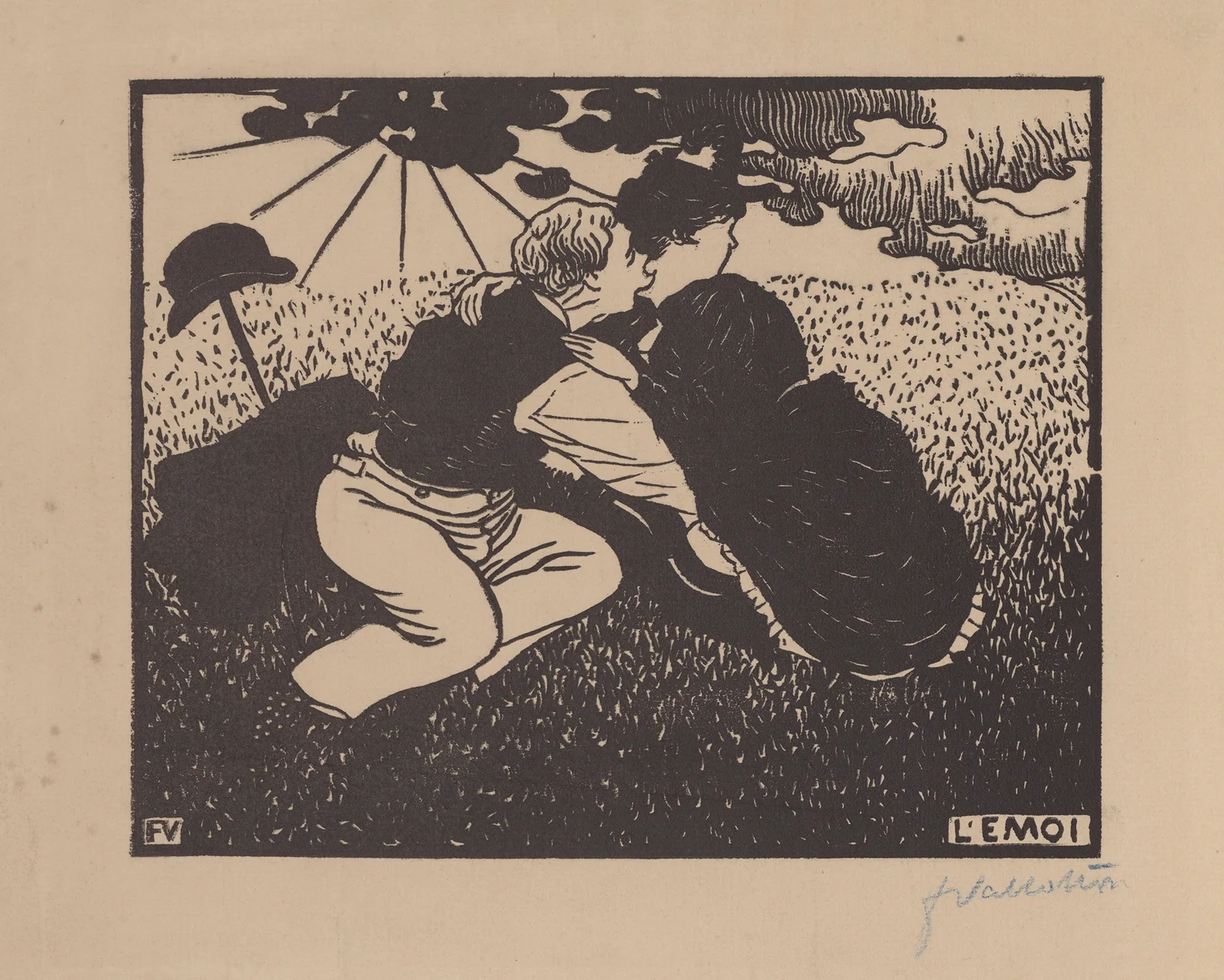 L’émoi av Félix Vallotton