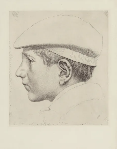 L’enfant au béret av Félix Vallotton