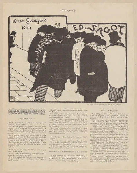 Les amateurs d’estampes av Félix Vallotton
