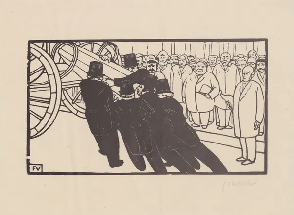 Les nécrophores av Félix Vallotton