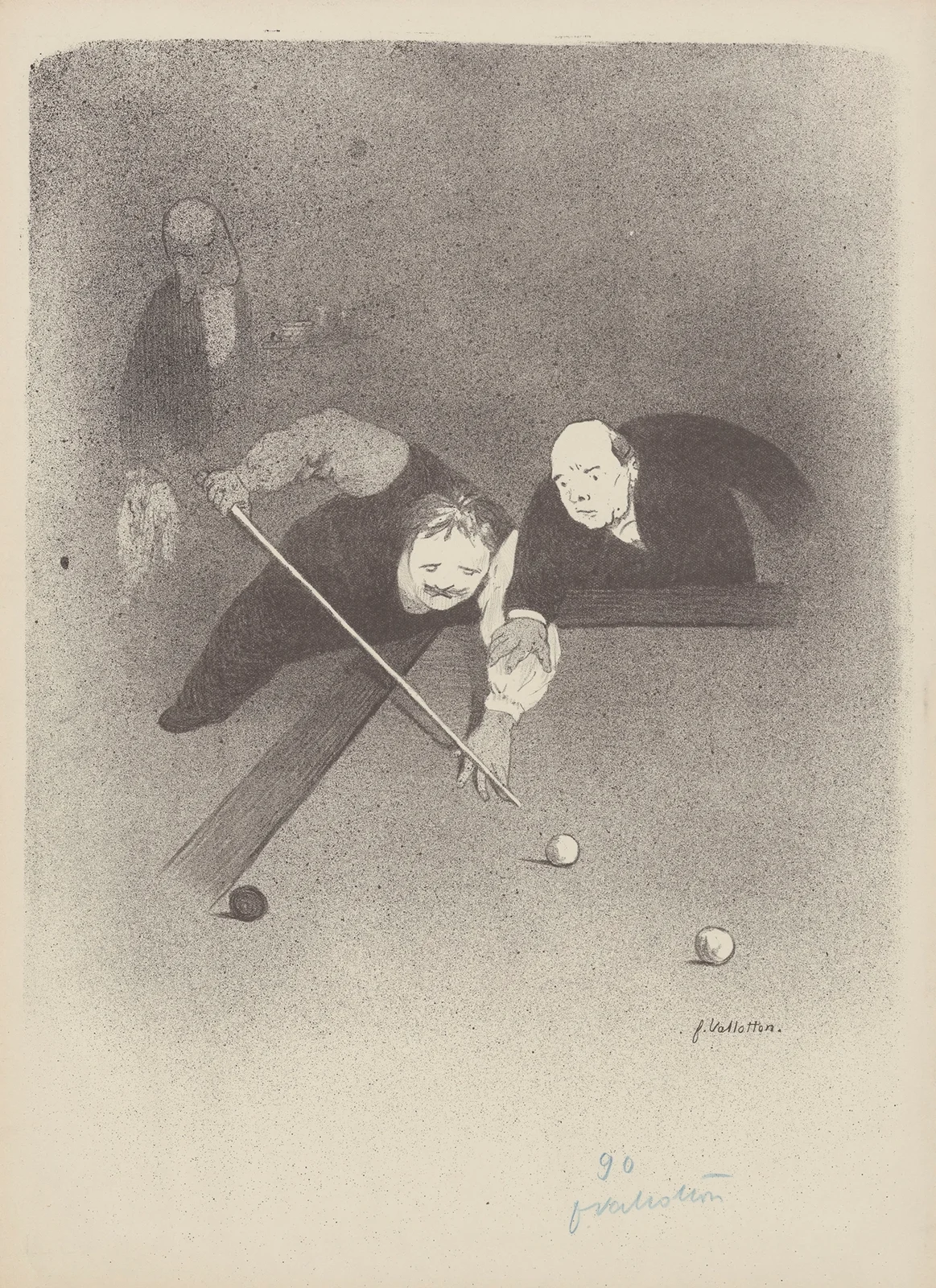 Les Raseurs av Félix Vallotton