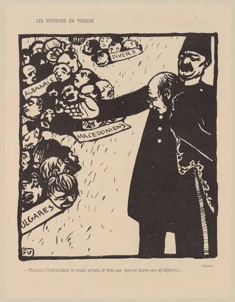 Les réformes en Turquie av Félix Vallotton
