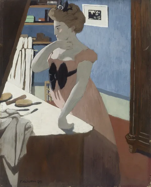 Misia à sa coiffure Misia at Her Dressing Table av Félix Vallotton