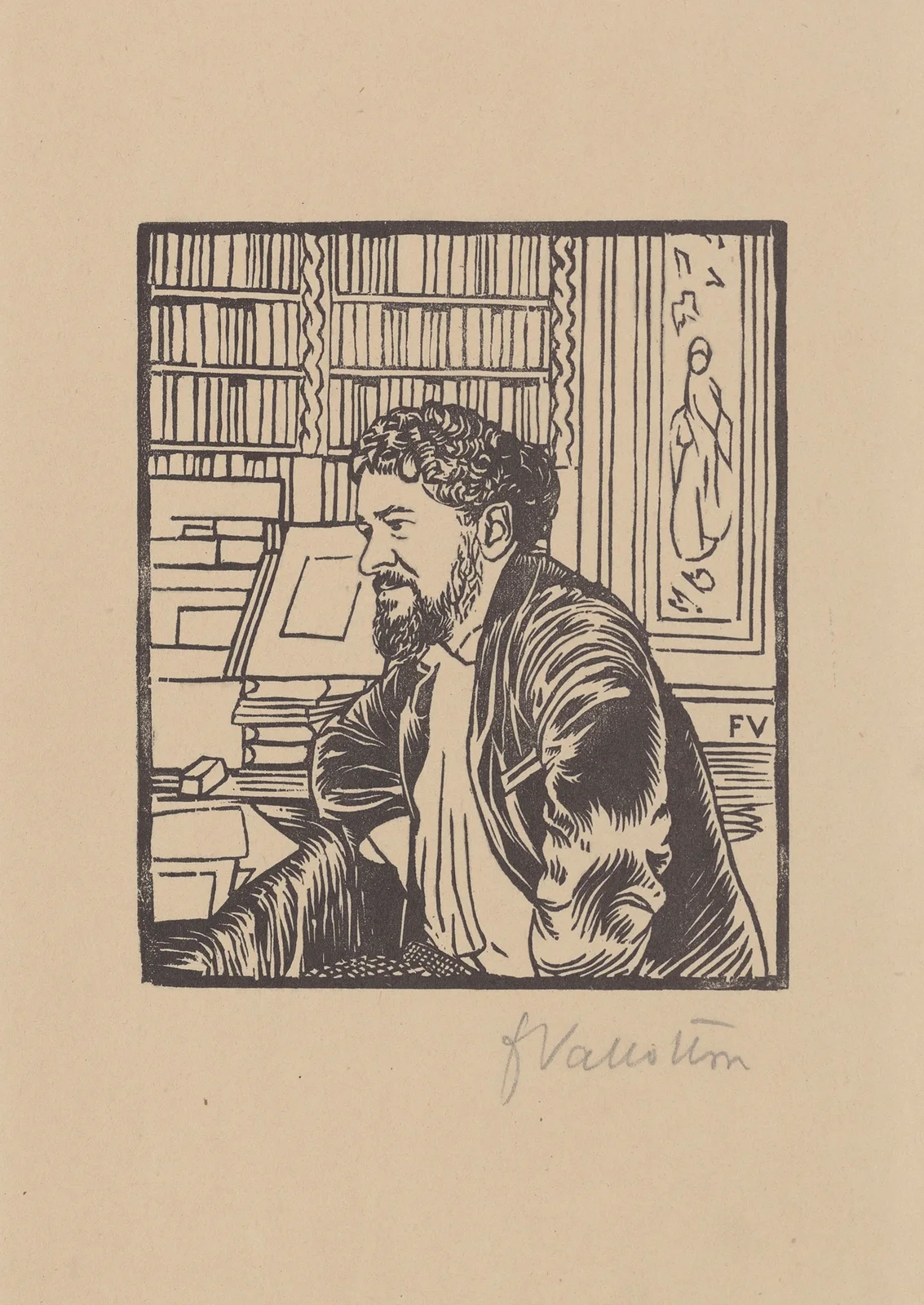 Octave Uzanne av Félix Vallotton