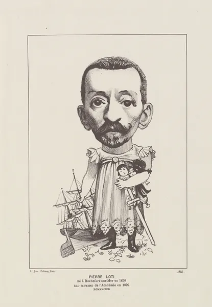 Pierre Loti av Félix Vallotton