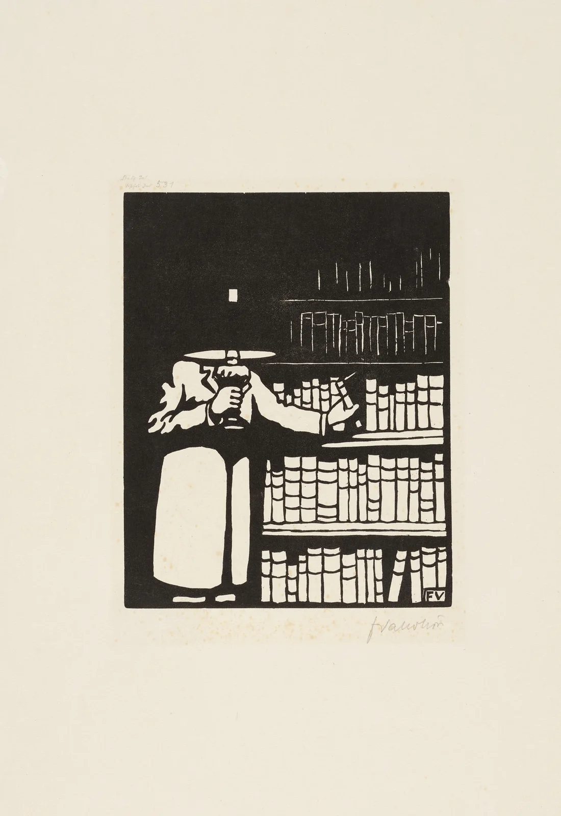 The Bibliophile av Félix Vallotton
