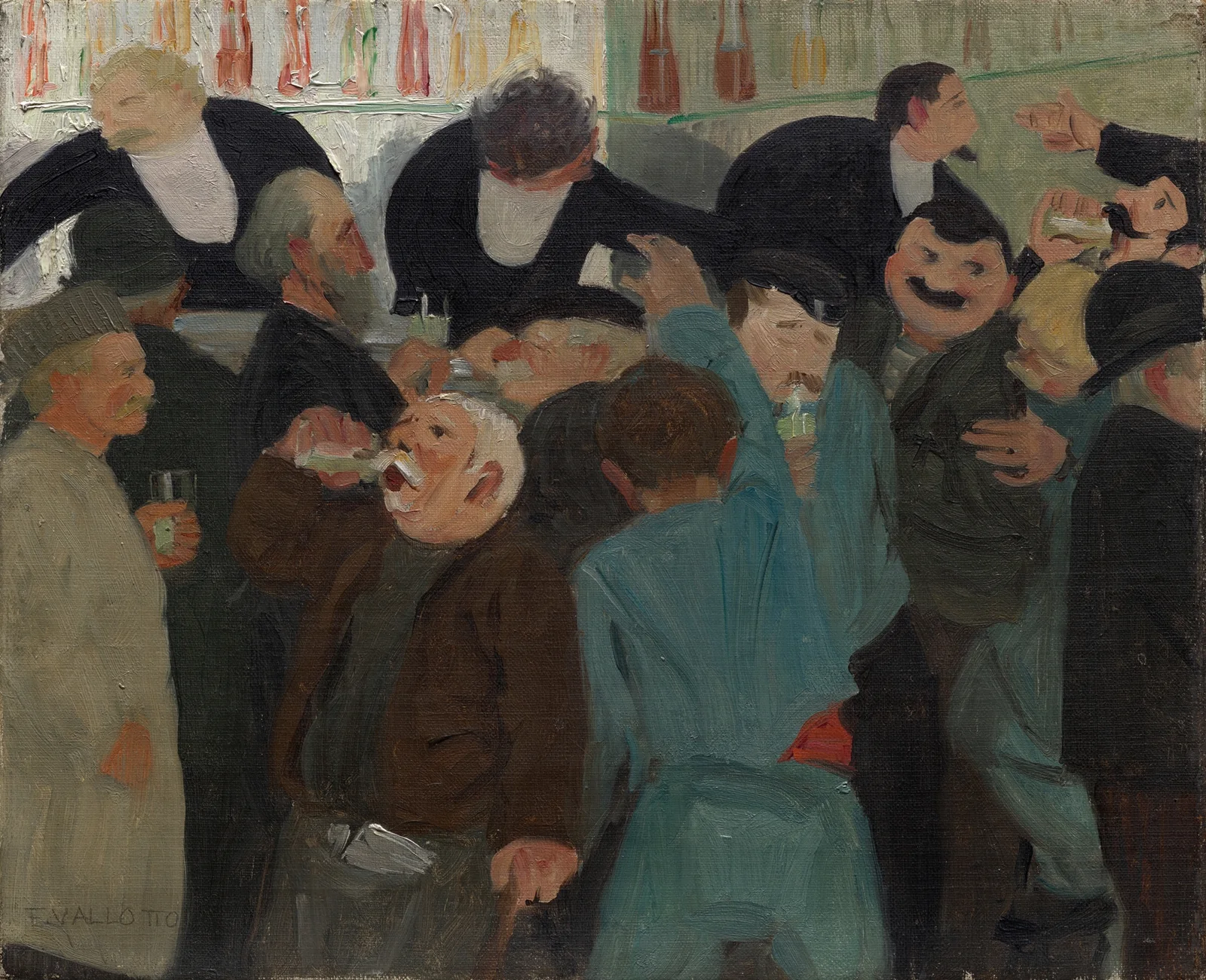 The Bistro av Félix Vallotton