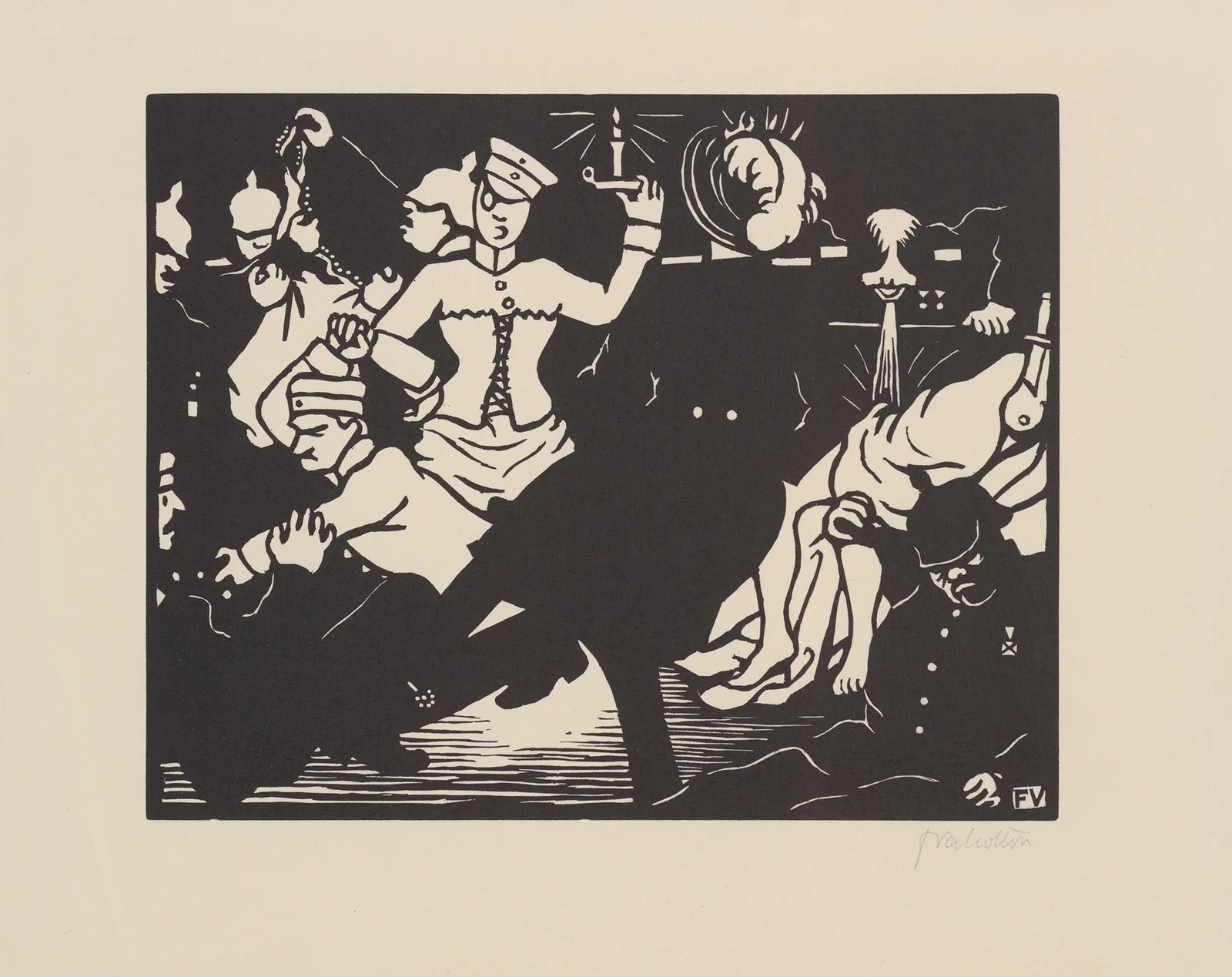 The Orgy (L’Orgie) av Félix Vallotton