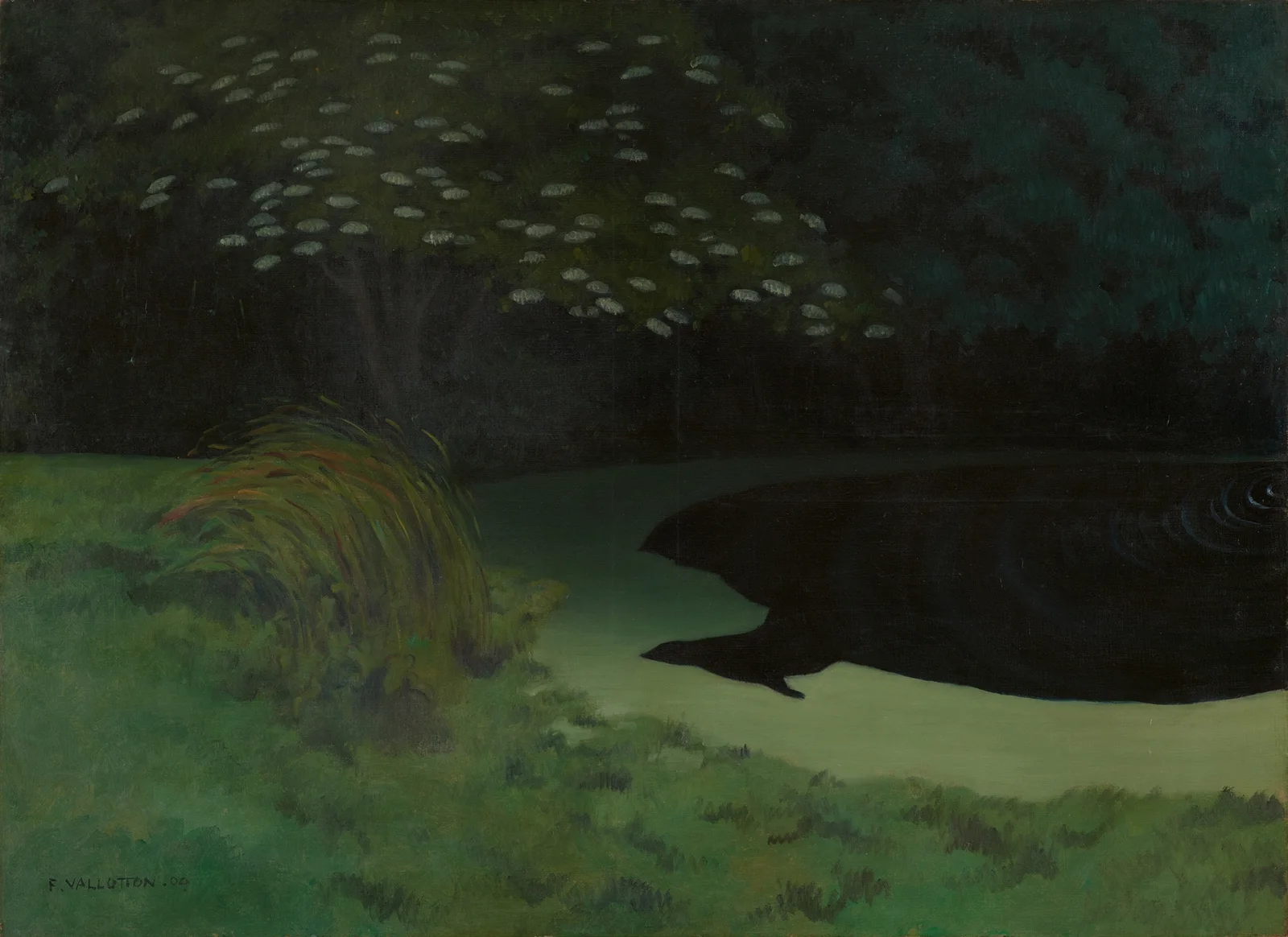 The Pond (Honfleur) av Félix Vallotton