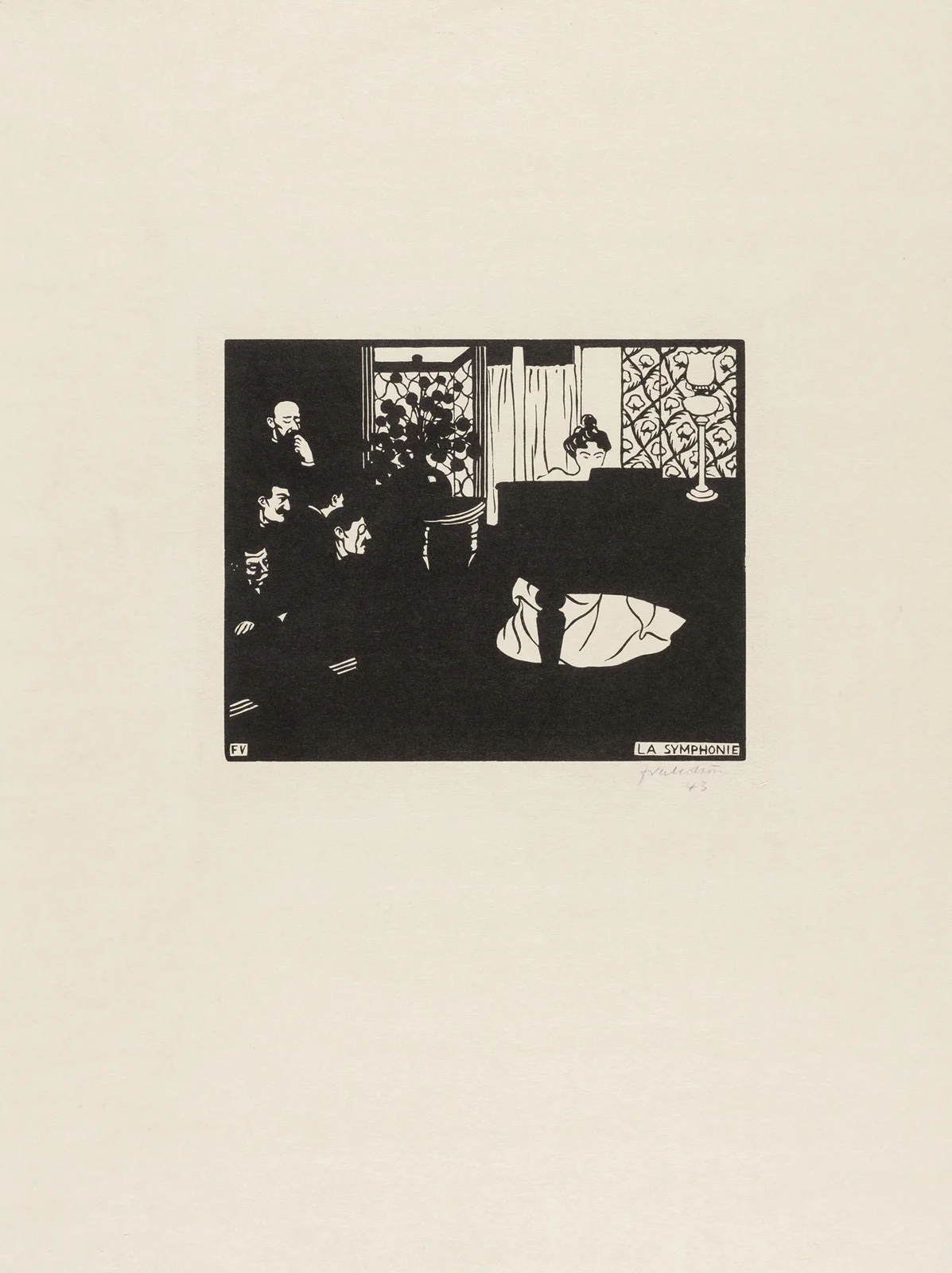 The Symphony av Félix Vallotton