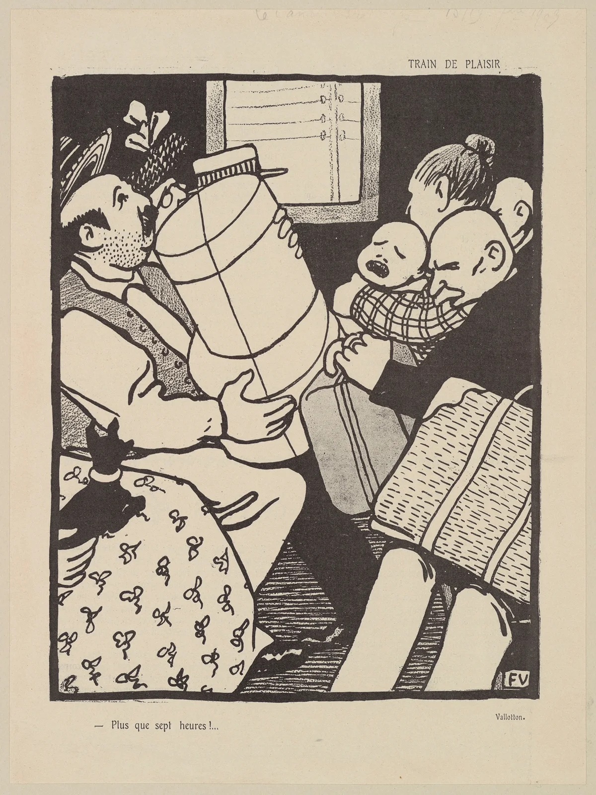 Train de Plaisir av Félix Vallotton