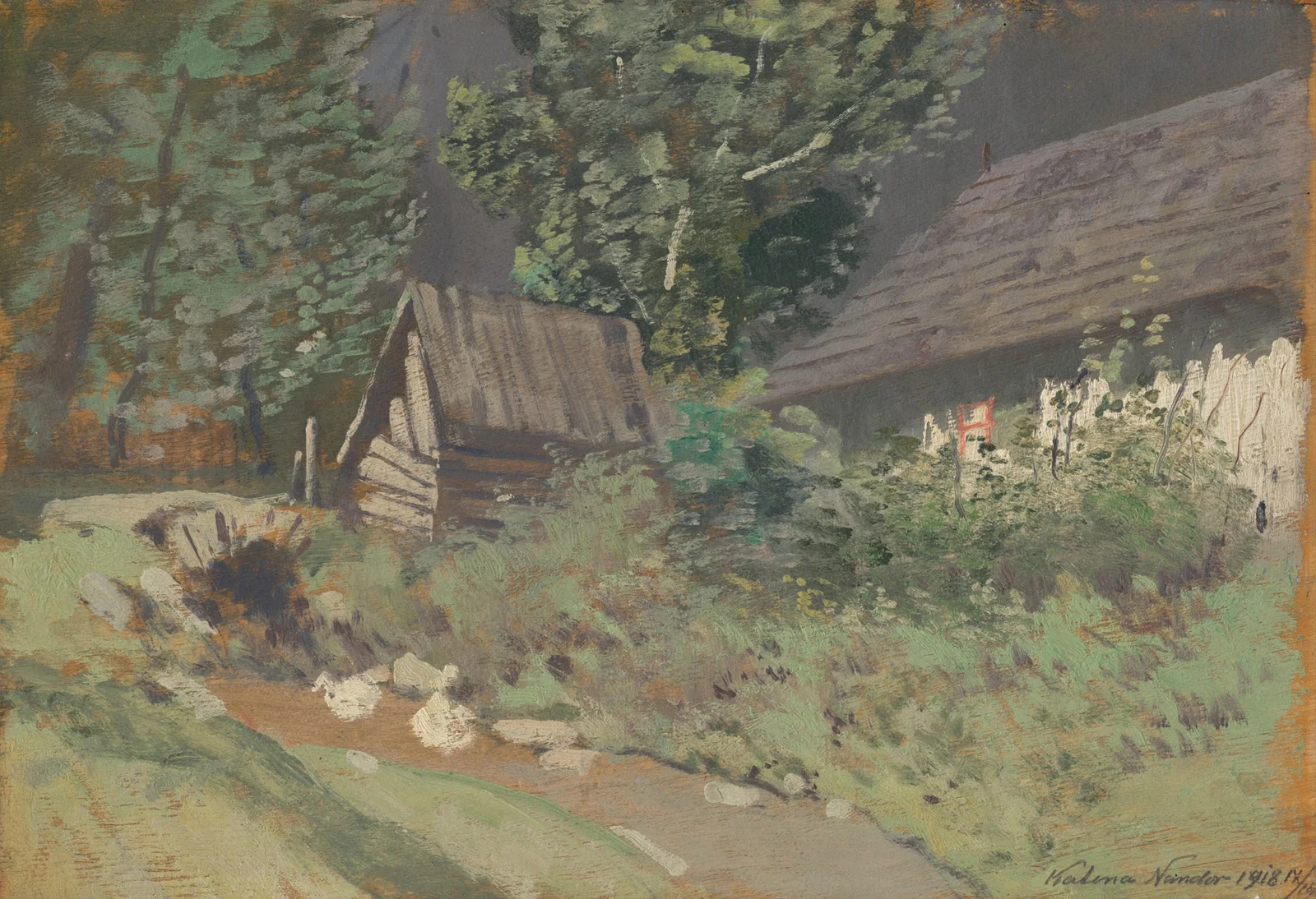 Behind the Barn av Ferdinand Katona