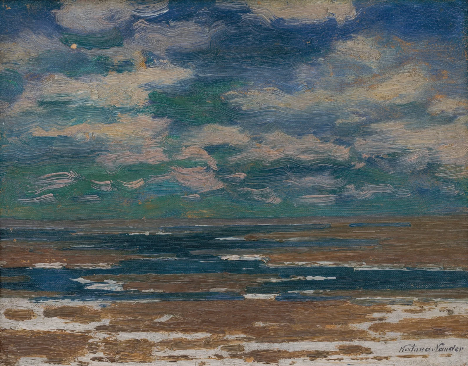 Landscape with Spring Clouds av Ferdinand Katona