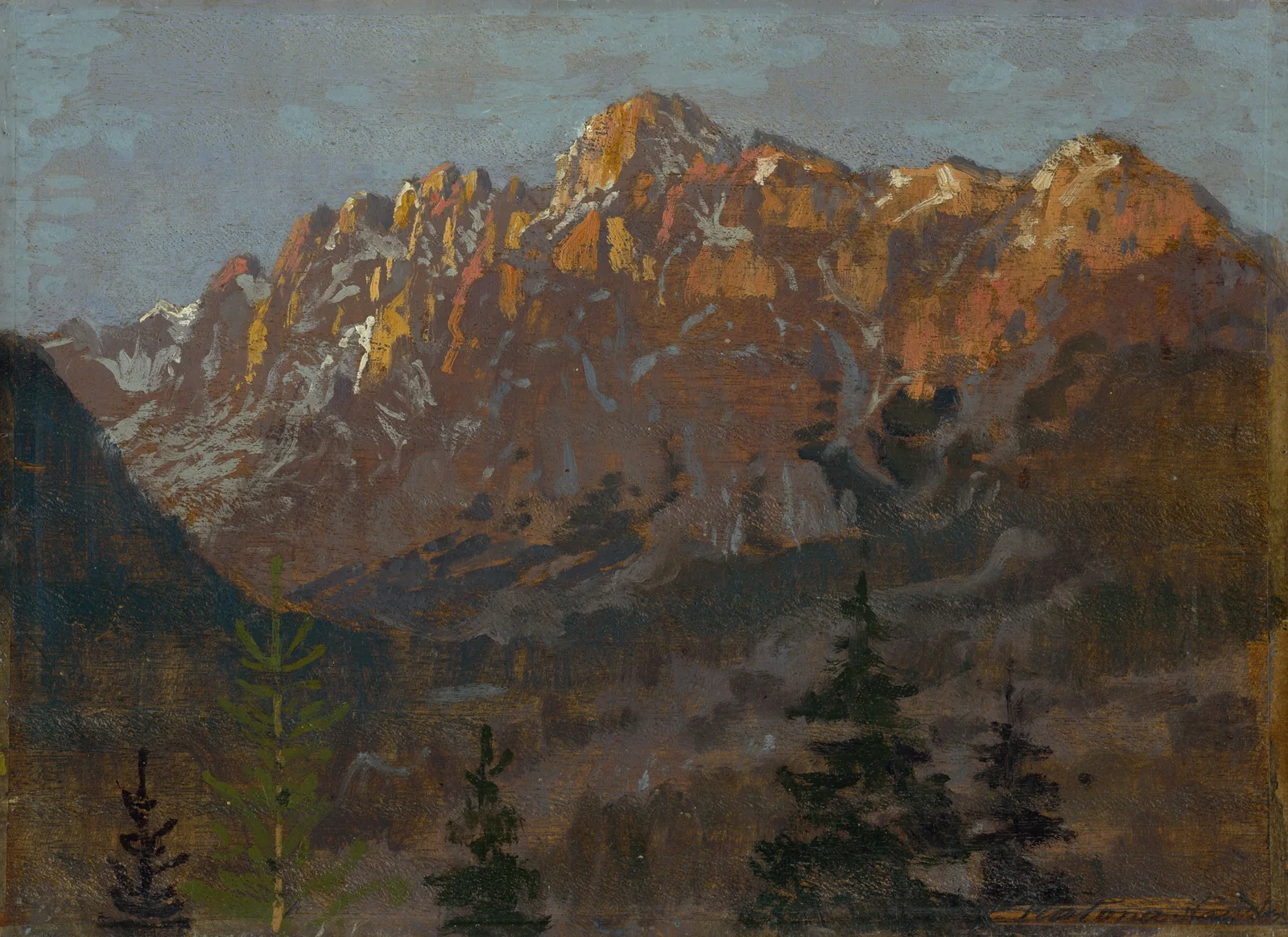 Tatras Motif av Ferdinand Katona