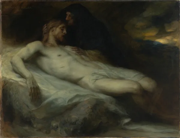 Lamentation of Christ av Ferdinand Keller