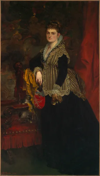 Portrait of Wilhelmine Keller av Ferdinand Keller