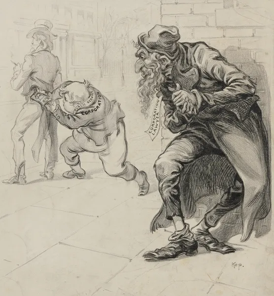 The American Fagin av Joseph Ferdinand Keppler