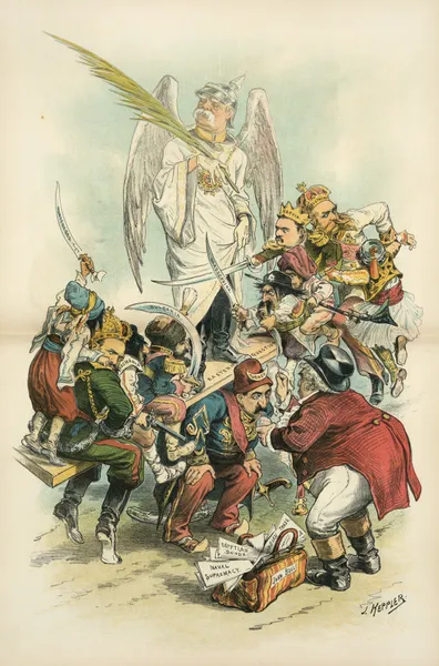 The angel of peace av Joseph Ferdinand Keppler