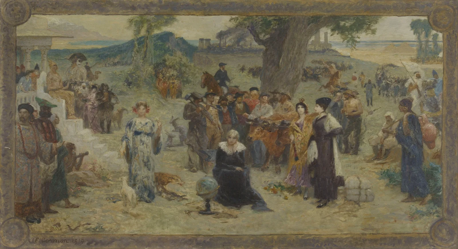 les cinq continents av Fernand Cormon
