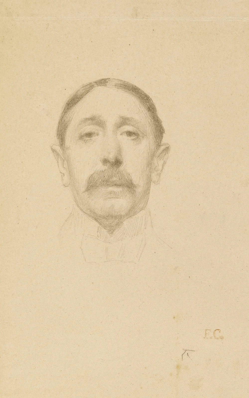 Tête d’homme av Fernand Cormon