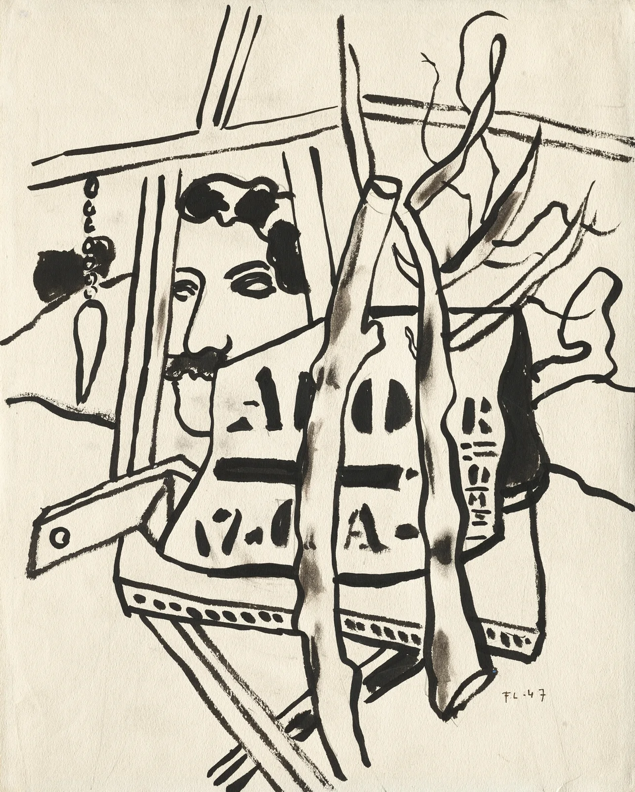 Dans le jardin av Fernand Léger