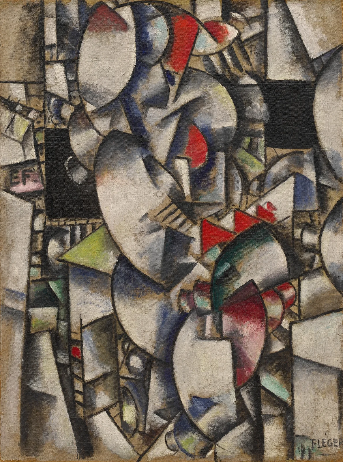 Nude Model in the Studio (Le modèle nu dans l’atelier) av Fernand Léger