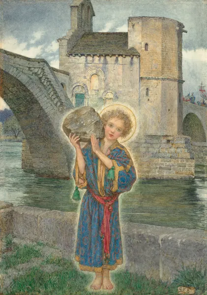 St Bénézet of Avignon av Eleanor Fortescue-Brickdale