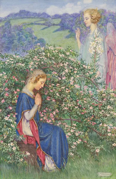 The Birth of the Rose av Eleanor Fortescue-Brickdale