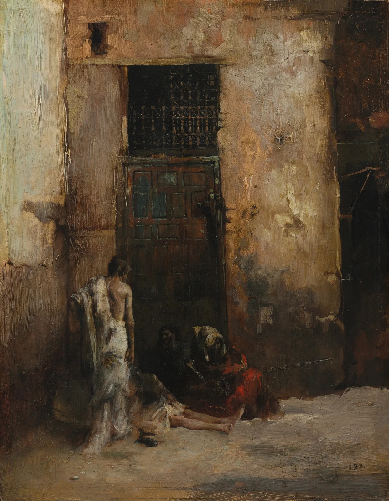 Beggars by a Door av Mariano Fortuny Marsal