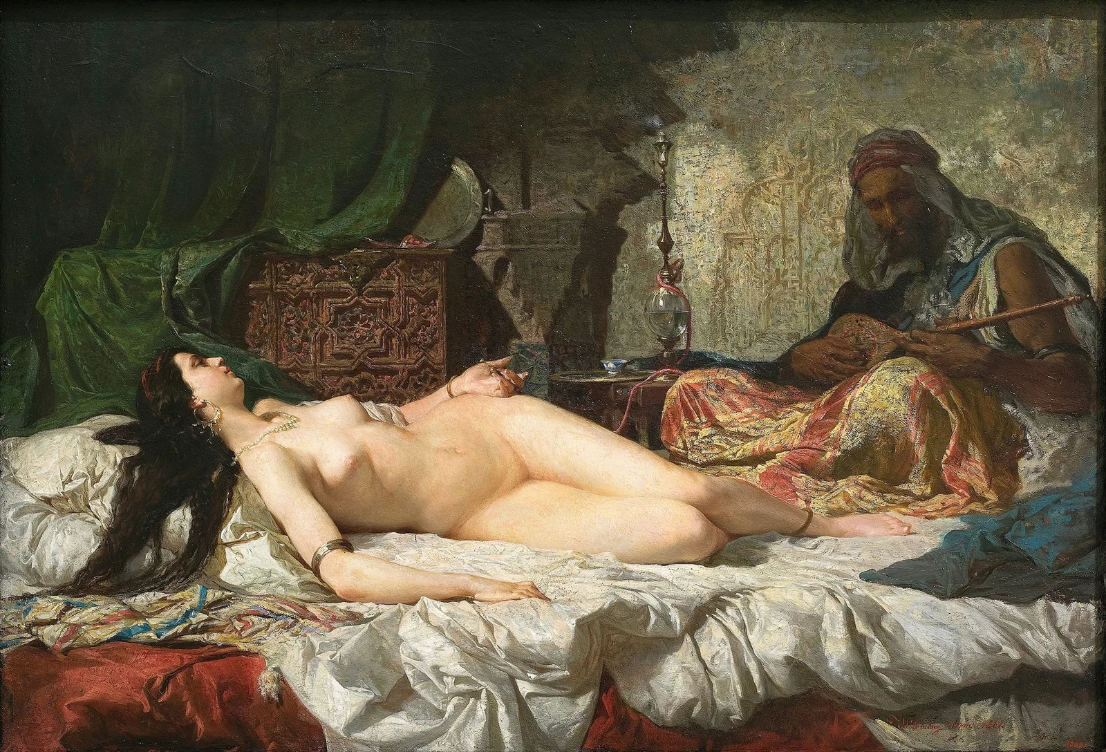 The Odalisque av Mariano Fortuny Marsal