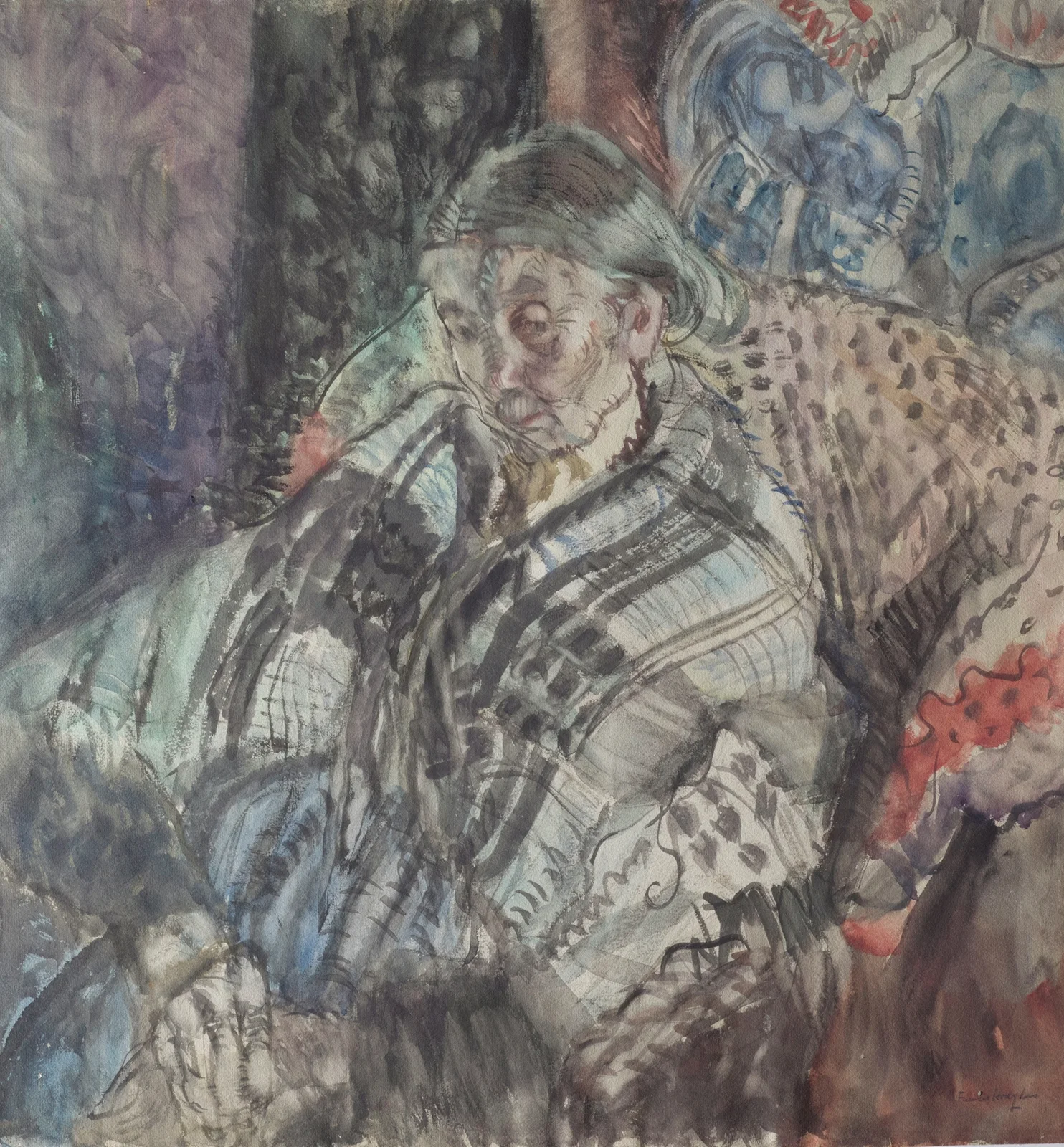Breton Peasant av Frances Hodgkins