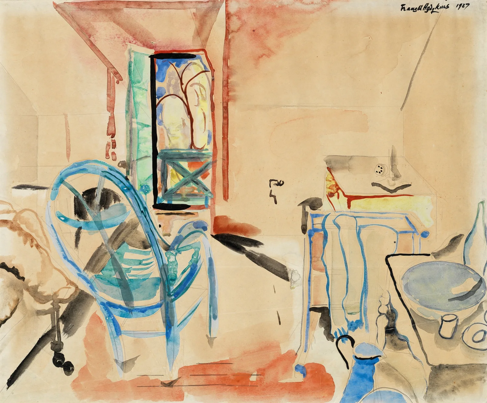 Interior Scene av Frances Hodgkins