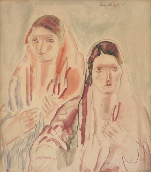 Lancashire mill girls av Frances Hodgkins