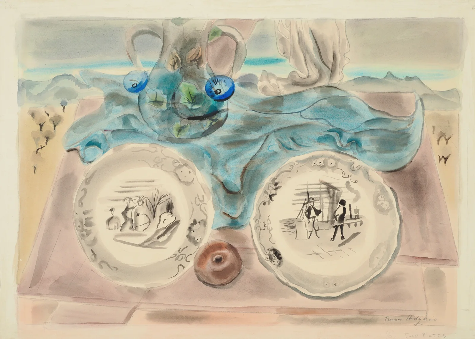 Two plates av Frances Hodgkins