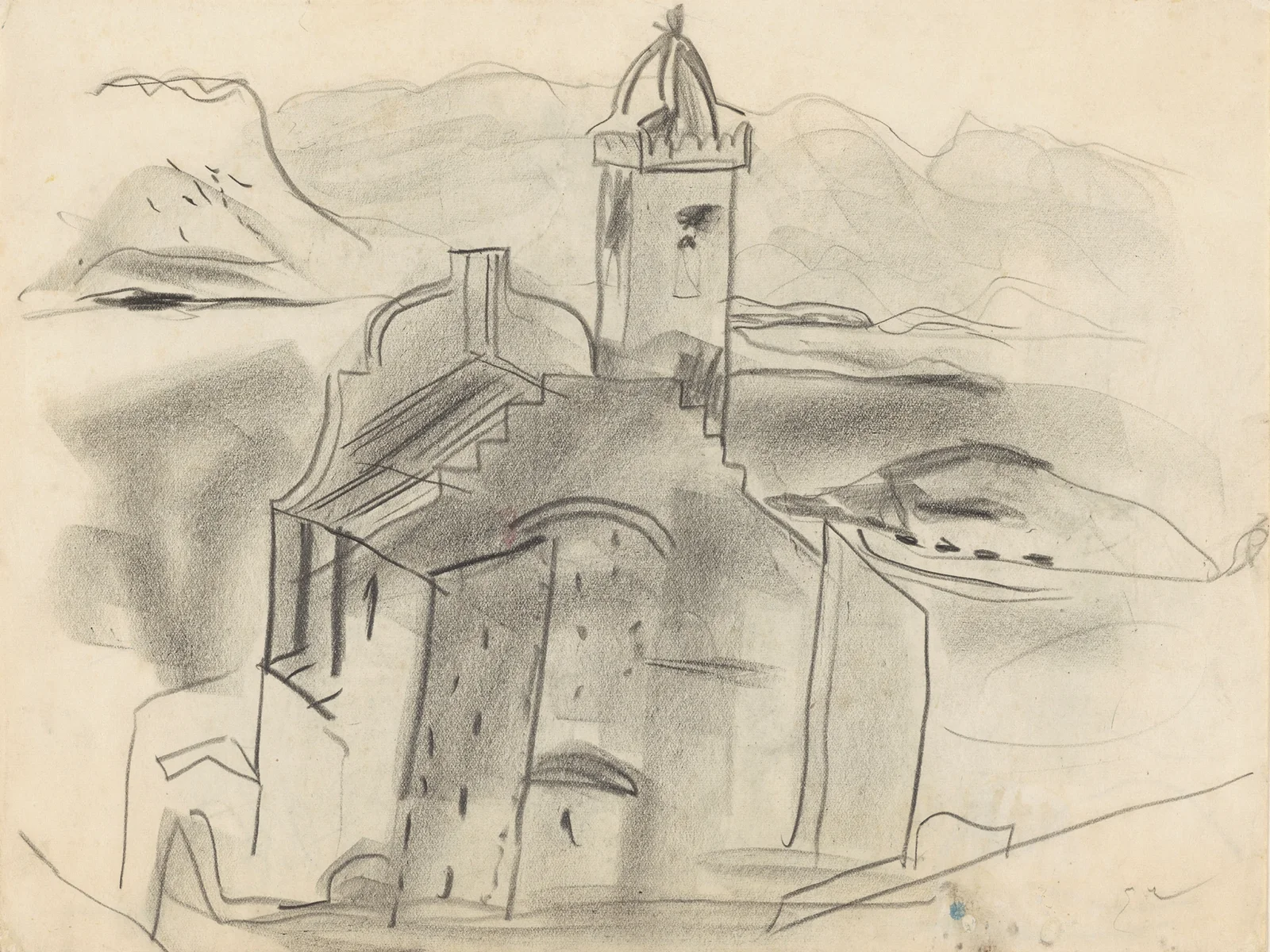 Untitled (Santa Maria de la Neus) av Frances Hodgkins