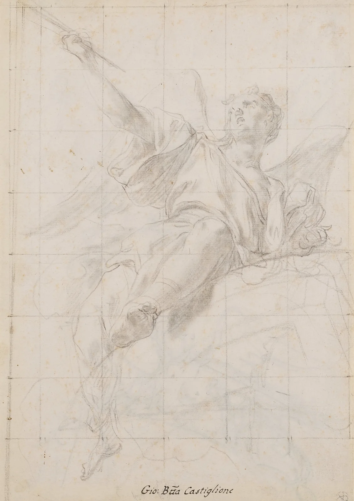 Fame (17th-18th century) av Francesco Solimena