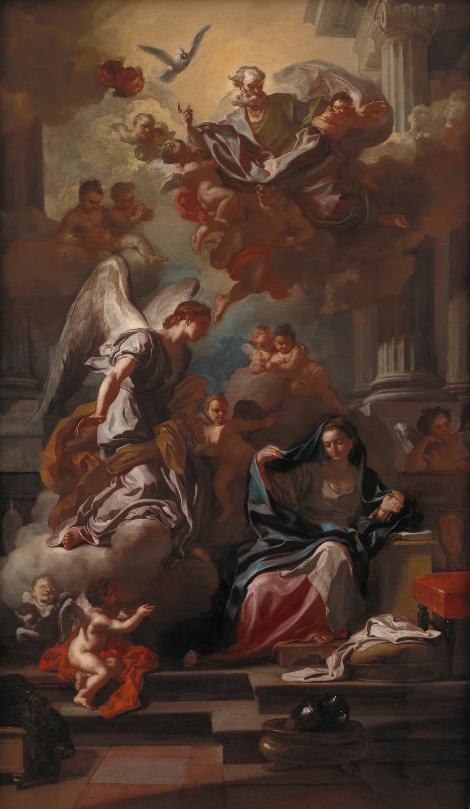 The Annunciation av Francesco Solimena