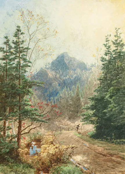 Greenwood Notch, New Jersey av Jasper Francis Cropsey