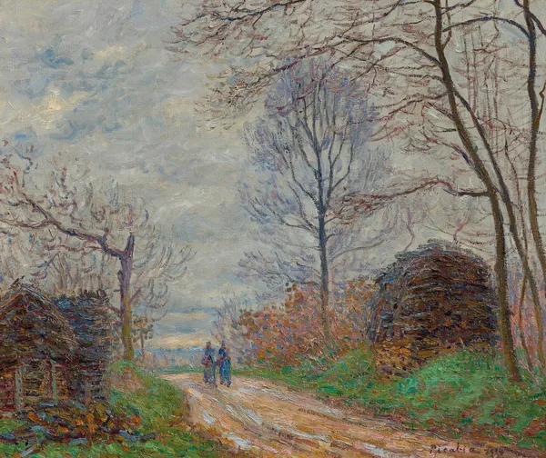 Chemin des Sablons à Moret av Francis Picabia