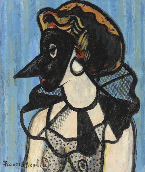 Femme au masque av Francis Picabia