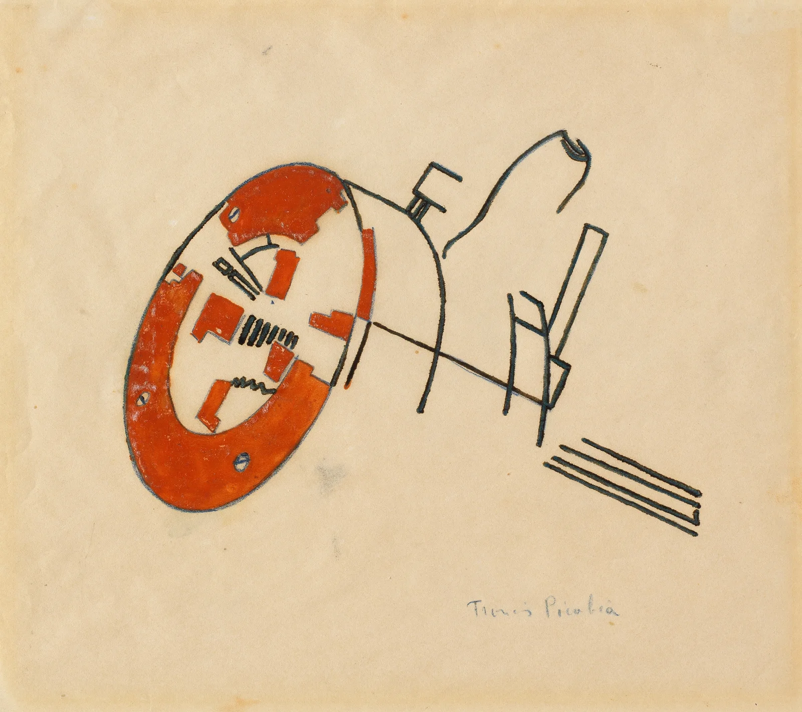 Sans titre, 1919 av Francis Picabia