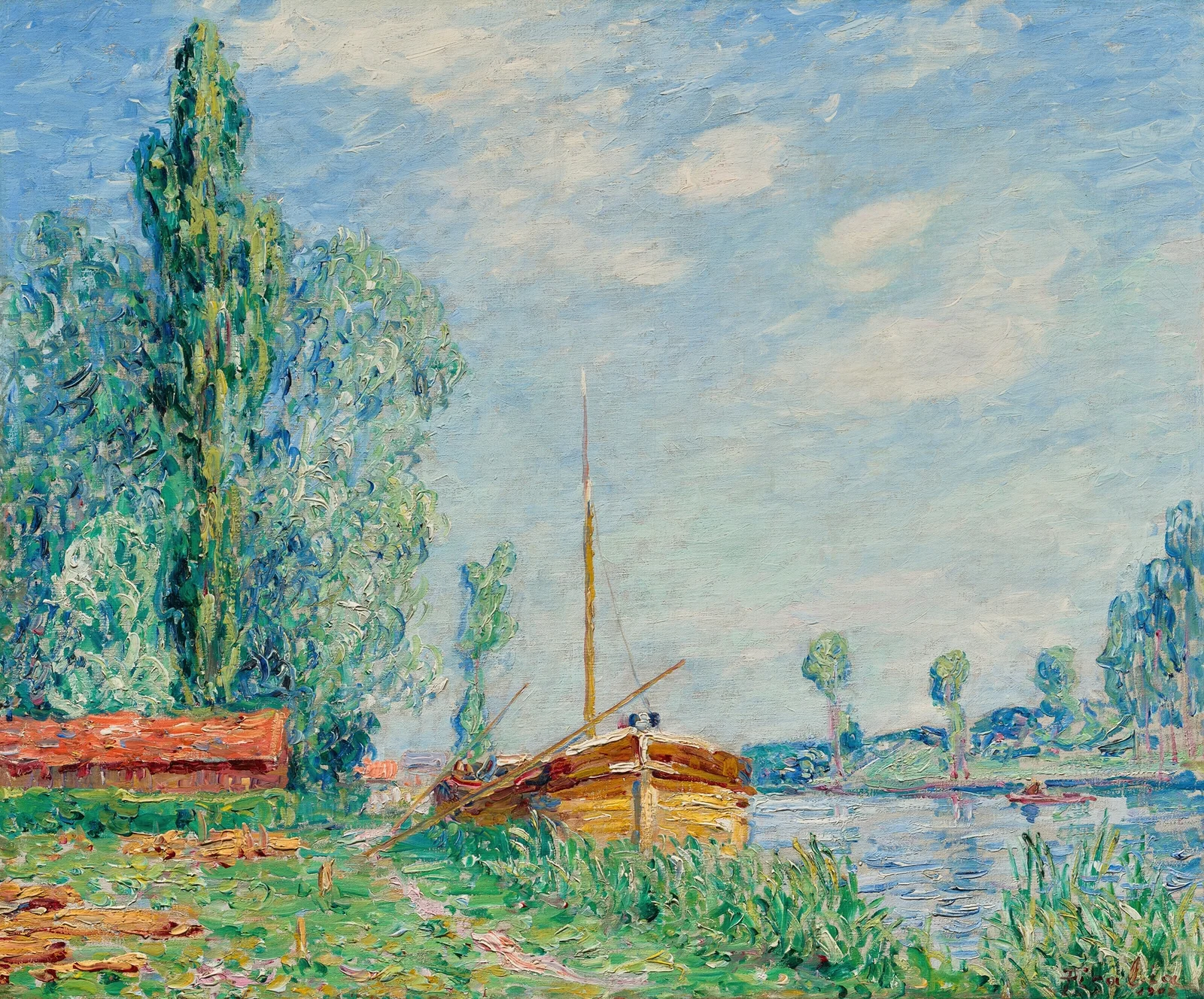 Untitled (The Loing at Nemours) av Francis Picabia