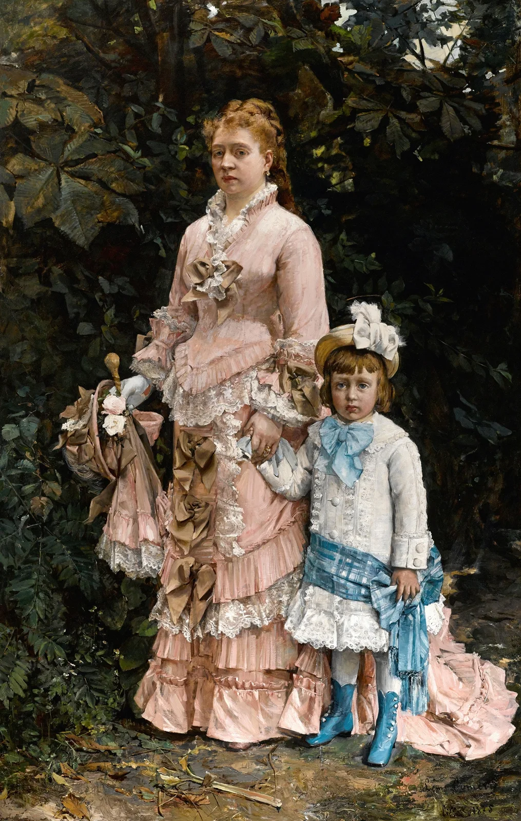 La promenade du dimanche av Léon François Comerre