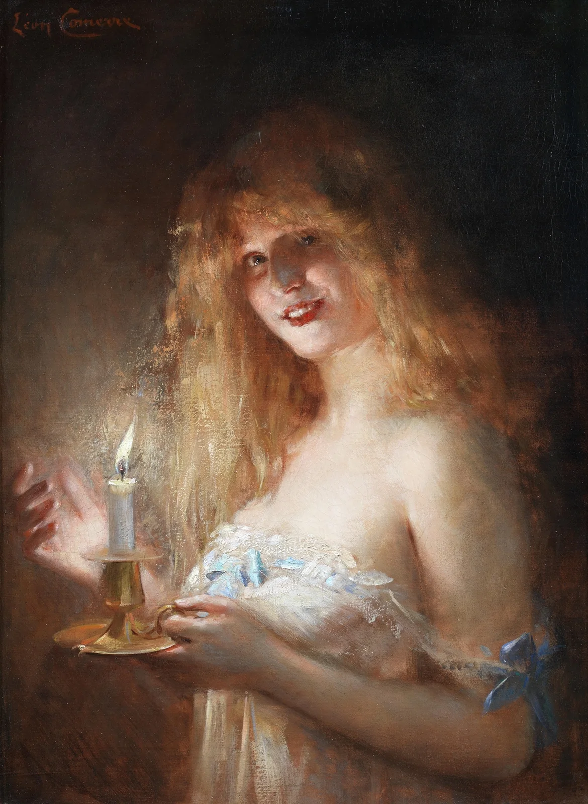 Off to bed av Léon François Comerre