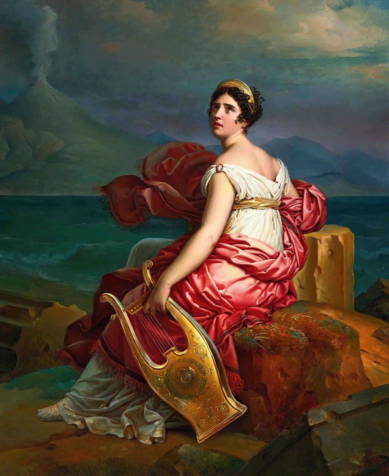 Corinne Au Cap De Misène av François Gérard