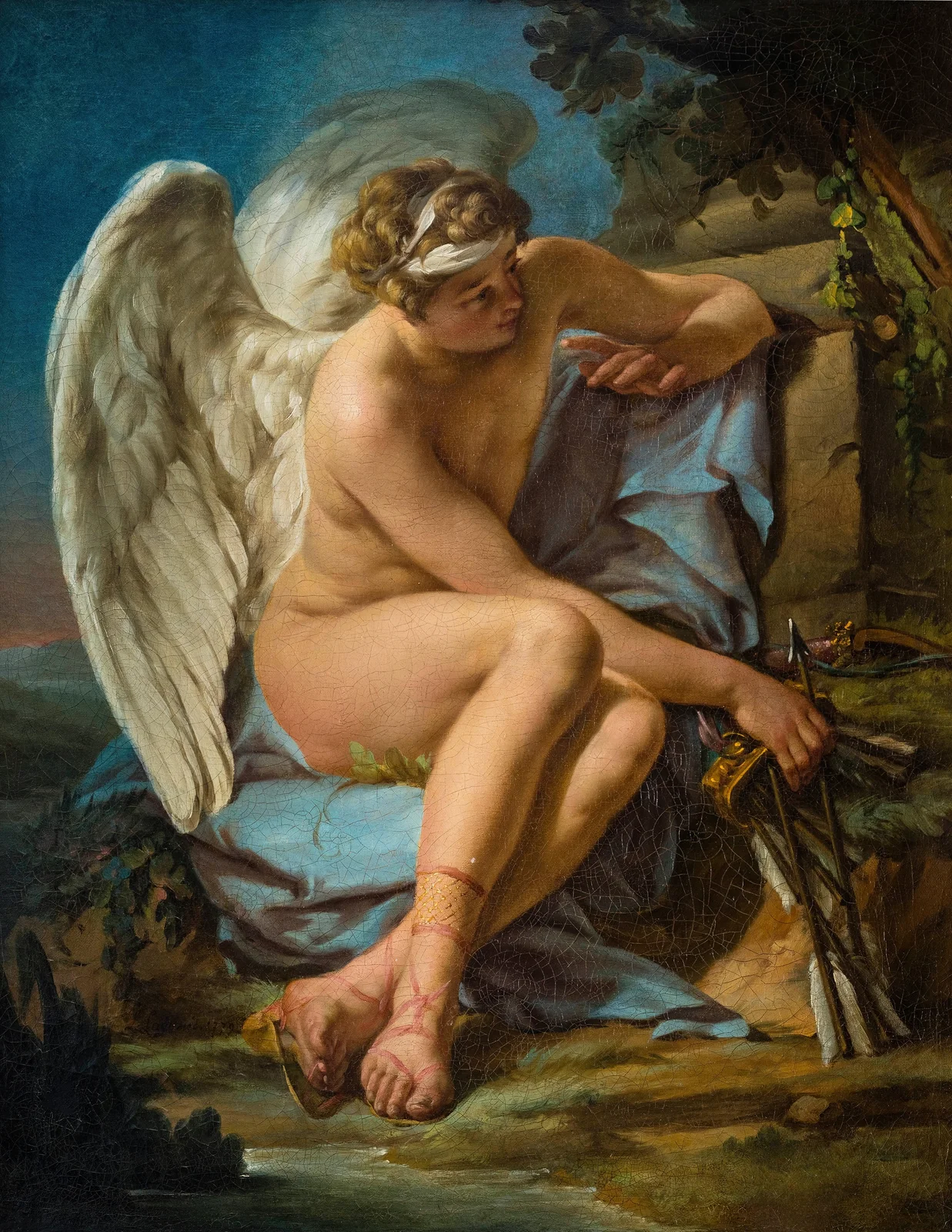 L’Amour à l’affût av Louis-Jean-François Lagrenée